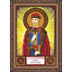 Mini Icon Bead Embroidery Kit on Art Canvas "St. Svyatoslav"