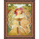 Bead Embroidery Kit on Art Canvas "Lubava"