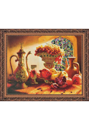 Bead Embroidery Kit on Art Canvas "Arjuna"