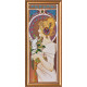 Bead Embroidery Kit on Art Canvas "Chantal"