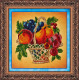 Bead Embroidery Kit on Art Canvas "Fruit"