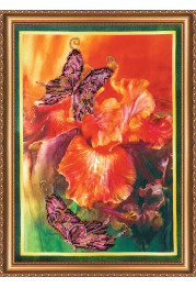 Bead Embroidery Kit on Art Canvas "Butterfly"