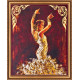 Bead Embroidery Kit on Art Canvas "Catherine"