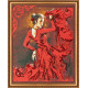 Bead Embroidery Kit on Art Canvas "Carmen"