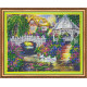 Bead Embroidery Kit on Art Canvas "Summer harmony"