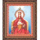 Bead Embroidery Kit on Art Canvas "The Reigning Mother of God"