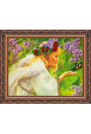 Bead Embroidery Kit on Art Canvas "An Ordinary Miracle"