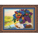 Bead Embroidery Kit on Art Canvas "Nostalgia"