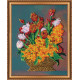 Bead Embroidery Kit on Art Canvas "Mimosa"