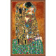 Bead Embroidery Kit on Art Canvas "The kiss"