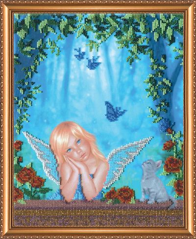 Bead Embroidery Kit on Art Canvas "Dreams"