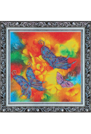 Bead Embroidery Kit on Art Canvas "Summer"