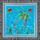 Bead Embroidery Kit on Art Canvas "Fish – 2"