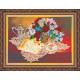 Bead Embroidery Kit on Art Canvas "Sonata"