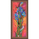 Bead Embroidery Kit on Art Canvas "Iris"