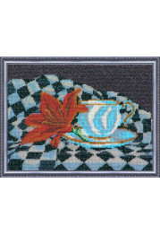 Bead Embroidery Kit on Art Canvas "Domino"