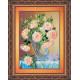 Bead Embroidery Kit on Art Canvas "Pearl"