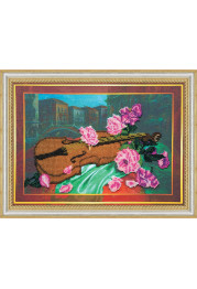 Bead Embroidery Kit on Art Canvas "Fresco"