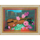 Bead Embroidery Kit on Art Canvas "Fresco"