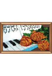 Bead Embroidery Kit on Art Canvas "Dolche"