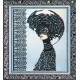 Bead Embroidery Kit on Art Canvas "Morgana"