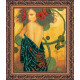 Bead Embroidery Kit on Art Canvas "Temptation"
