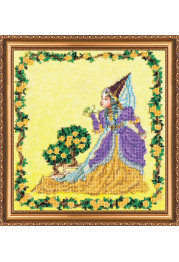 Bead Embroidery Kit on Art Canvas "Agnes"