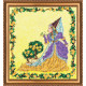 Bead Embroidery Kit on Art Canvas "Agnes"