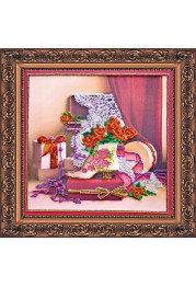 Bead Embroidery Kit on Art Canvas "Ladies stuff"