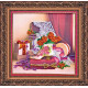 Bead Embroidery Kit on Art Canvas "Ladies stuff"