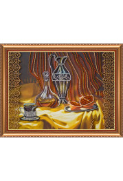 Bead Embroidery Kit on Art Canvas "Roshan"