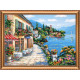 Bead Embroidery Kit on Art Canvas "Breeze"