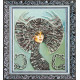 Bead Embroidery Kit on Art Canvas "Selena"