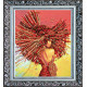 Bead Embroidery Kit on Art Canvas "Vivian"
