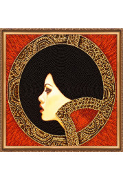 Bead Embroidery Kit on Art Canvas "Lady Macbeth"