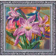 Bead Embroidery Kit on Art Canvas "Lady Ellian"