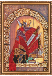 Bead Embroidery Kit on Art Canvas "Spartacus"