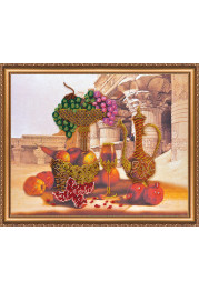 Bead Embroidery Kit on Art Canvas "Rahat"
