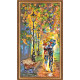 Bead Embroidery Kit on Art Canvas "Colour mood"