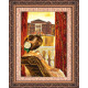 Bead Embroidery Kit on Art Canvas "Vanilla"