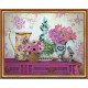 Bead Embroidery Kit on Art Canvas "Provence – 2"