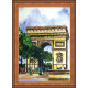 Bead Embroidery Kit on Art Canvas "Arc de Triomphe"