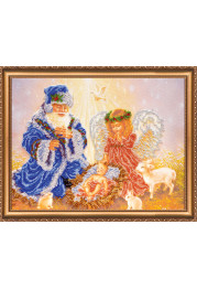 Bead Embroidery Kit on Art Canvas "Mystery of birth"