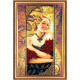 Bead Embroidery Kit on Art Canvas "Milady"
