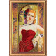 Bead Embroidery Kit on Art Canvas "Dolly"