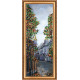 Bead Embroidery Kit on Art Canvas "Side streets of St. Petersburg – 3"
