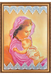 Bead Embroidery Kit on Art Canvas "Happiness"