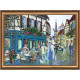 Bead Embroidery Kit on Art Canvas "The elegant century"