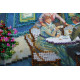 Bead Embroidery Kit on Art Canvas "The elegant century"