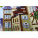 Bead Embroidery Kit on Art Canvas "The elegant century"